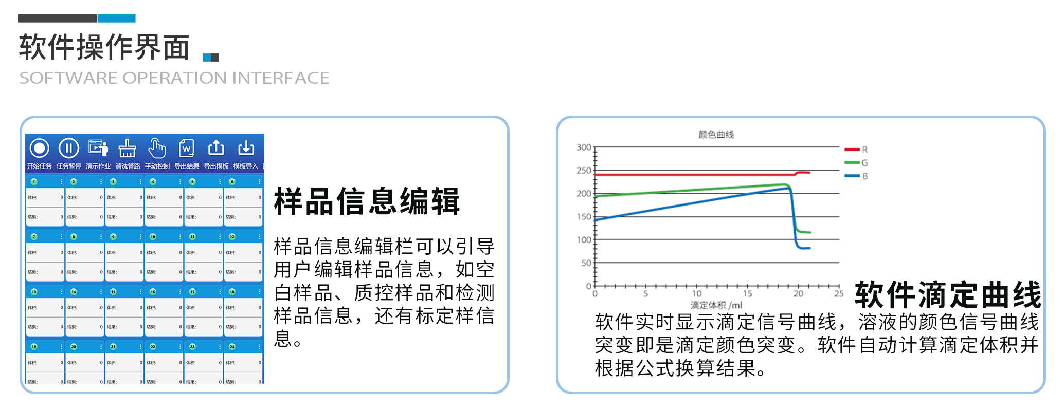 軟件操作界面